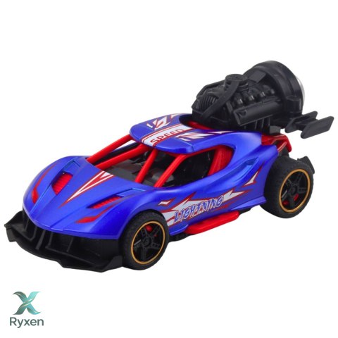Autko Sportowe Z Napędem Światła Dźwięki Efekt Dymny 1:36 Mix LEAN TOYS