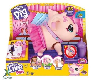 Figurka interaktywna little live pets Świnka baletnica COBI