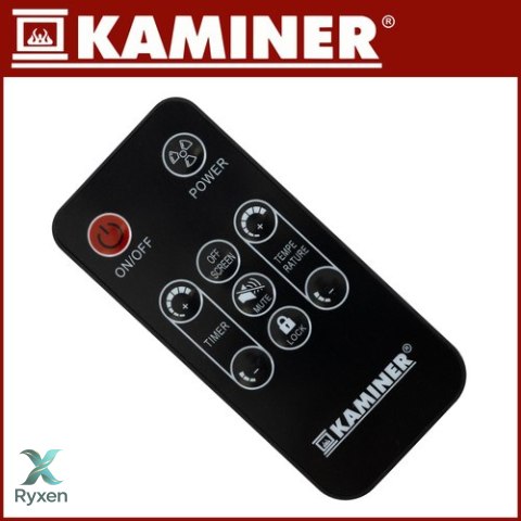 Grzejnik elektryczny szklany Zelva Kaminer 26573 KAMINER