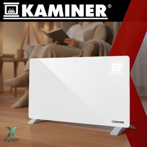 Grzejnik elektryczny szklany Zelva Kaminer 26573 KAMINER