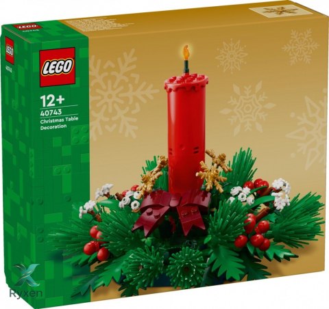 Klocki iconic 40743 Świąteczna dekoracja stołu LEGO