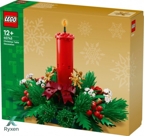 Klocki iconic 40743 Świąteczna dekoracja stołu LEGO