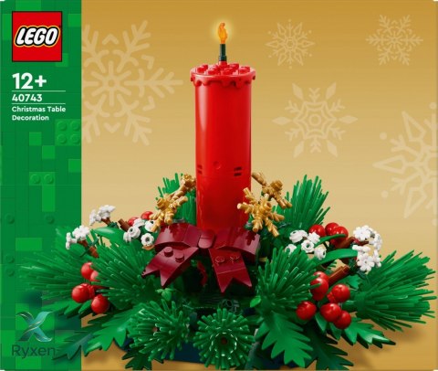 Klocki iconic 40743 Świąteczna dekoracja stołu LEGO