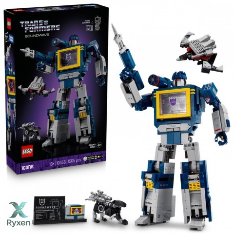 Klocki icons 10358 transformers: soundwave LEGO