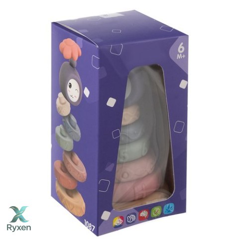 Klocki sensoryczne miękkie - 8 szt. 26718 ISO TRADE