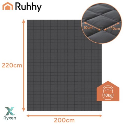 Kołdra obciążeniowa 200x220cm 10kg Ruhhy 24427 RUHHY