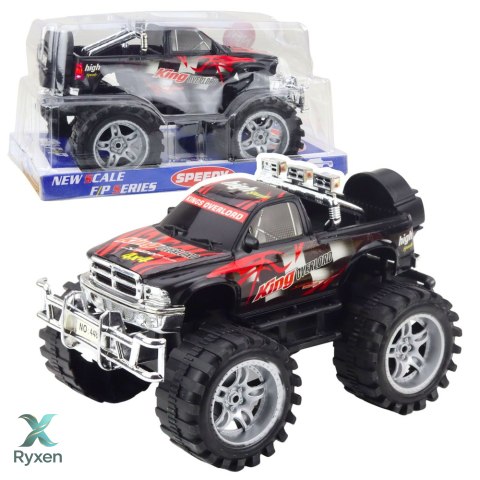 Samochód Terenowy King Z Napędem Na Tył Czerwono-Czarny 27cm LEAN TOYS