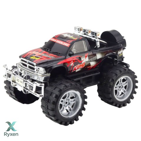 Samochód Terenowy King Z Napędem Na Tył Czerwono-Czarny 27cm LEAN TOYS
