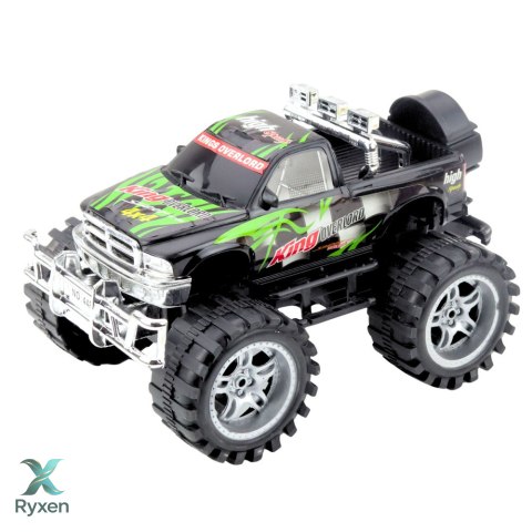 Samochód Terenowy King Z Napędem Na Tył Zielono-Czarny 27cm LEAN TOYS