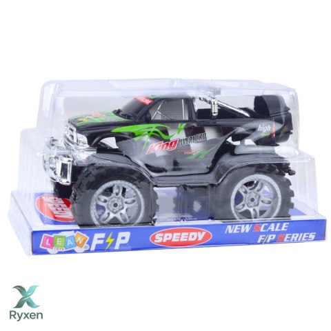 Samochód Terenowy King Z Napędem Na Tył Zielono-Czarny 27cm LEAN TOYS