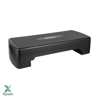 Step do aerobiku i ćwiczeń fitness, 3 stopnie, 68cm, czarny, REBEL ACTIVE Rebel