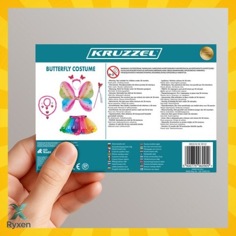 Strój motylka 6el. Kruzzel 26742 KRUZZEL