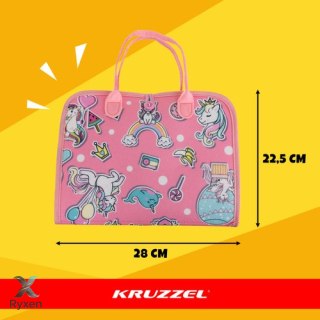 Książeczka manipulacyjna - różowa Kruzzel 26880 KRUZZEL