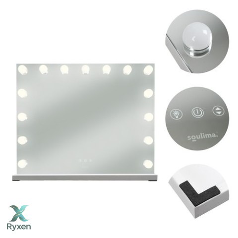 Lusterko kosmetyczne 58x46cm LED Soulima 26129 SOULIMA