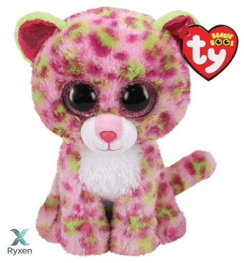 Maskotka ty beanie boos różowy leopard 15 cm METEOR