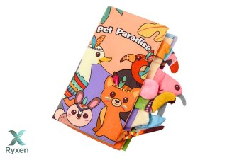 Miękka Książeczka Edukacyjna Szeleszcząca Zwierzęta Leśne LEAN TOYS