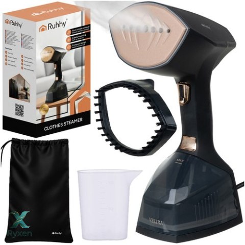 Parownica do ubrań 2000W czarna Velira Ruhhy 26901 RUHHY