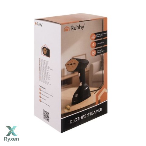 Parownica do ubrań 2000W czarna Velira Ruhhy 26901 RUHHY
