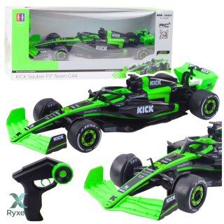 Wyścigówka Zdalnie Sterowana RC Sauber F1 C44 Czarno-Zielona 1:16 DOUBLE E