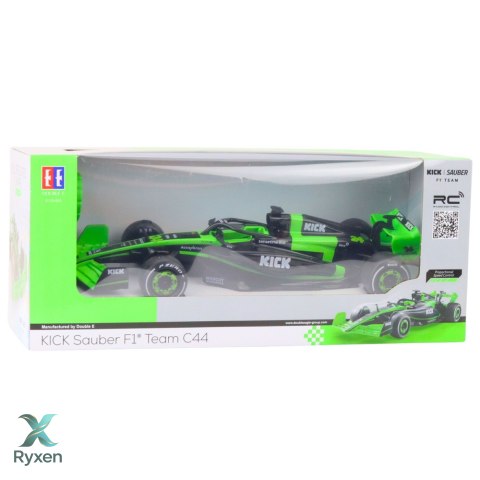 Wyścigówka Zdalnie Sterowana RC Sauber F1 C44 Czarno-Zielona 1:16 DOUBLE E