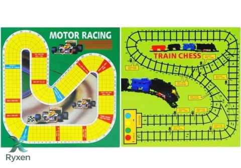 Zestaw Gier Rodzinnych 18w1 Szachy Magnetyczna Szachownica LEAN TOYS