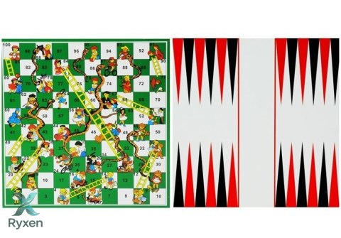 Zestaw Gier Rodzinnych 18w1 Szachy Magnetyczna Szachownica LEAN TOYS