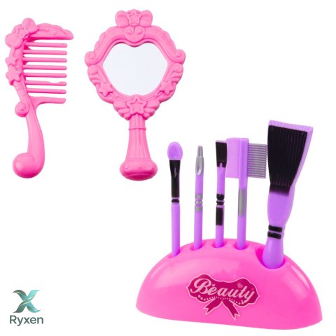 Zestaw Pięknośći Toaletka W Walizce 2w1 Akcesoria Jdnorożec Różowa LEAN TOYS