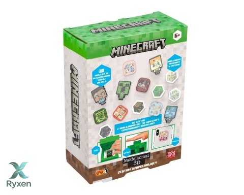 Zestaw uzupełniający naklejkomat 3d - minecraft EPEE