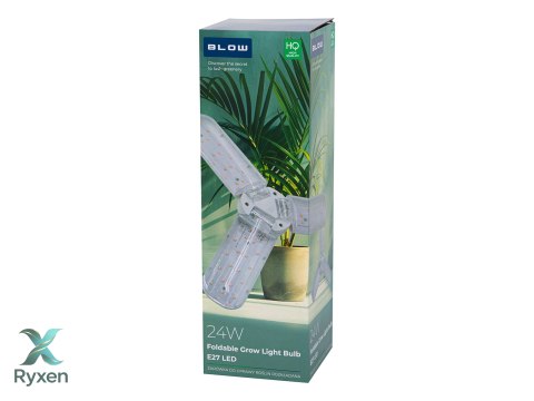 71-306# Żarówka e27 a60 led 24w do uprawy roślin rozkładana Blow