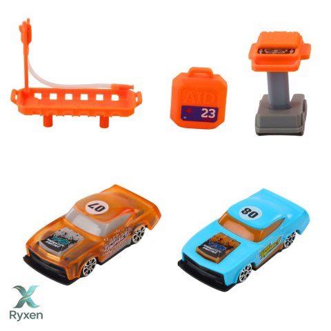 Ambulans Karetka Miejska Pojazd Medyczny Napęd Światła Dźwięki LEAN TOYS