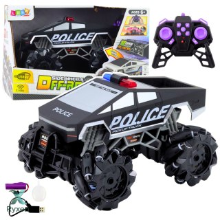 Auto Terenowe Pick Up Truck Policja Zdalnie Sterowany RC Światła Dym 1:16 LEAN TOYS