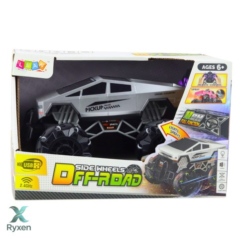 Auto Terenowe Pick Up Truck Zdalnie Sterowany RC Światła Efekt Dymny 1:16 LEAN TOYS