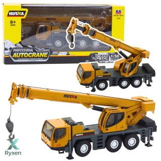 Dźwig Autokrane Huina Pojazd Budowlany Ruchome Elementy Metalowy 1:50 HUINA