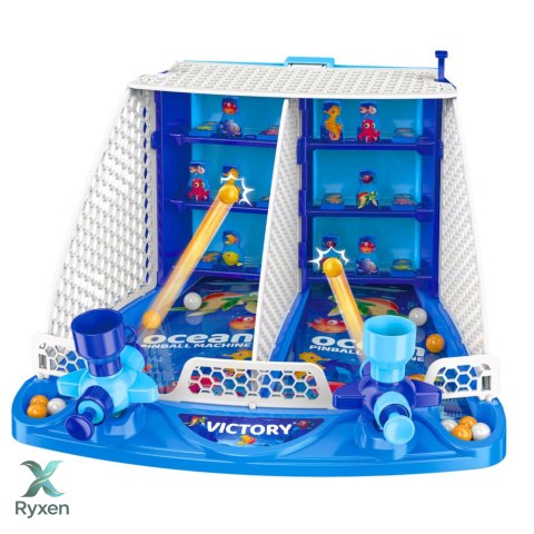 Gra Zręcznościowa Strzelanie Do Celu Pinball Ocean Rybki LEAN TOYS