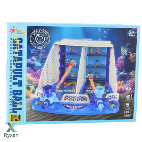 Gra Zręcznościowa Strzelanie Do Celu Pinball Ocean Rybki LEAN TOYS