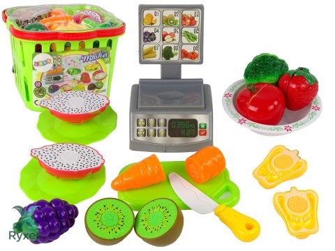 Koszyczek z Warzywami Do Krojenia Waga Sklepowa LEAN TOYS
