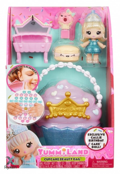 Lalka yummiland beauty bag + lip gloss cupcake MGA