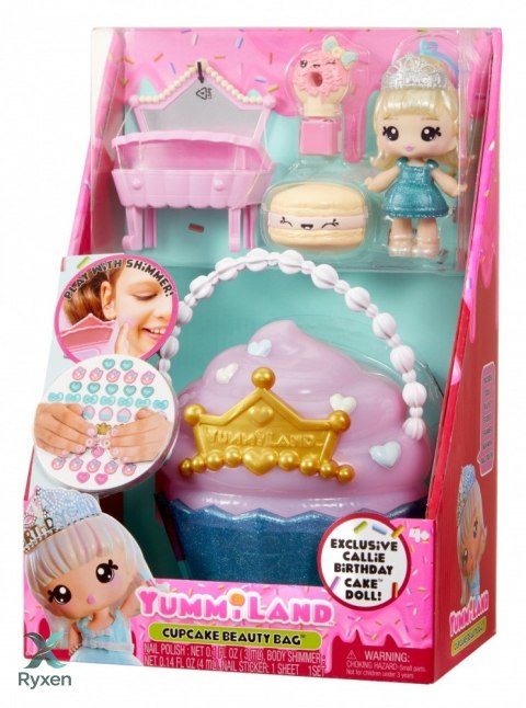 Lalka yummiland beauty bag + lip gloss cupcake MGA