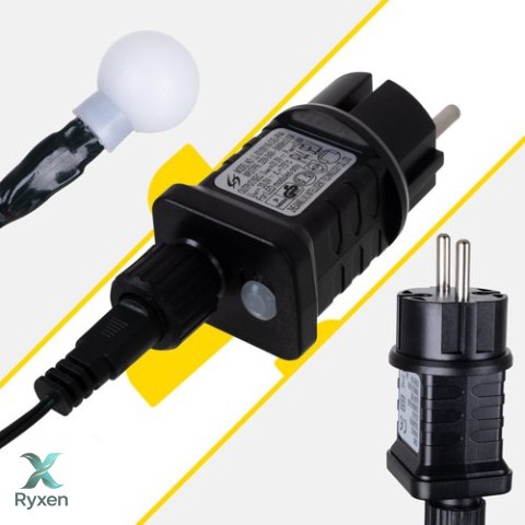 Lampki świąteczne kulki 300LED 30m Izoxis 26264 IZOXIS
