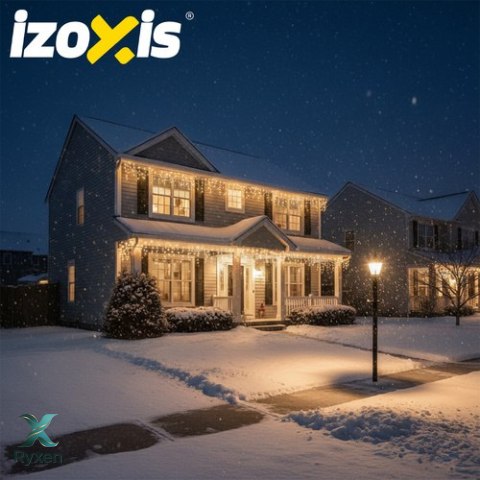 Lampki zew. 300LED 15m ciepły biały Izoxis 26710 IZOXIS