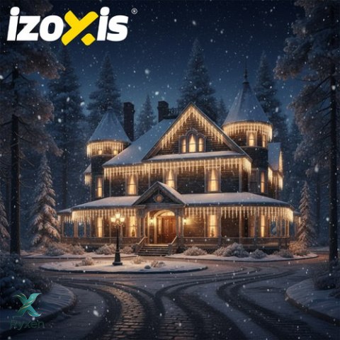 Lampki zew. 500LED 22,5m ciepły biały Izoxis 23223 IZOXIS