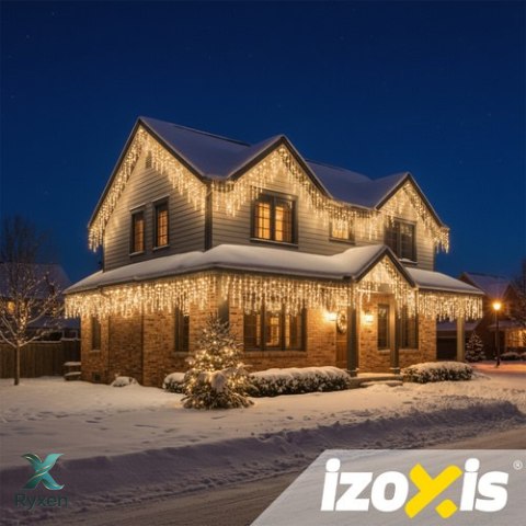 Lampki zew. 500LED 22,5m ciepły biały Izoxis 23223 IZOXIS