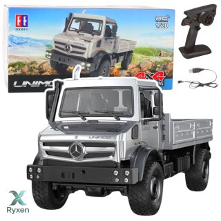 Samochód Terenowy Mercedes Unimog Zdalnie Sterowany RC 4x4 1:20 DOUBLE E