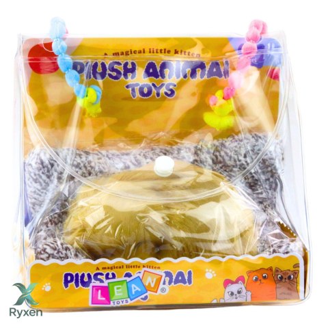 Śpiący Pies Labrador Szczeniak Na Poduszce Figurka z Futerkiem Torba LEAN TOYS
