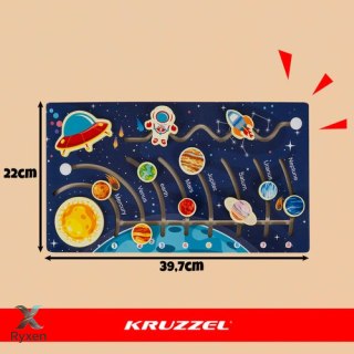 Układanka drewniana -układ słoneczny Kruzzel 26696 KRUZZEL