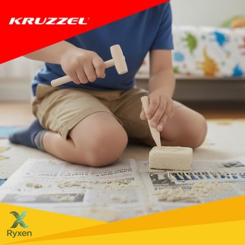 Wykopaliska dinozaurów - zestaw 5w1 Kruzzel 26771 KRUZZEL