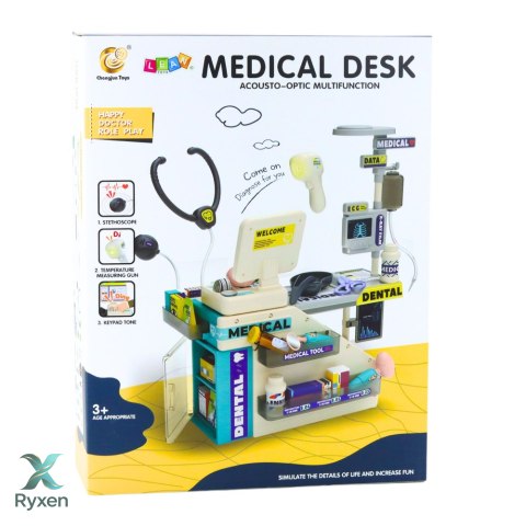 Zestaw Lekarza Dentysty Farmaceuty Światła Dźwięki Akcesoria 51 el. LEAN TOYS