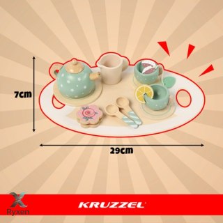 Zestaw do herbaty dla dzieci zielony Kruzzel 26393 KRUZZEL