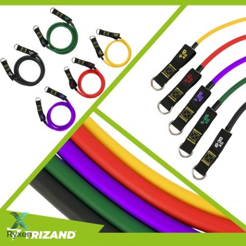 Zestaw gum do ćwiczeń - 5szt. Trizand 25880 TRIZAND