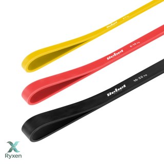 Zestaw gum do ćwiczeń TPE - Power Band PT-S3, 4-32 kg, 3 gumy TPE, REBEL ACTIVE Rebel